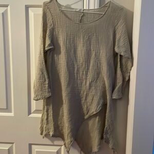 Krista Larson gauze top